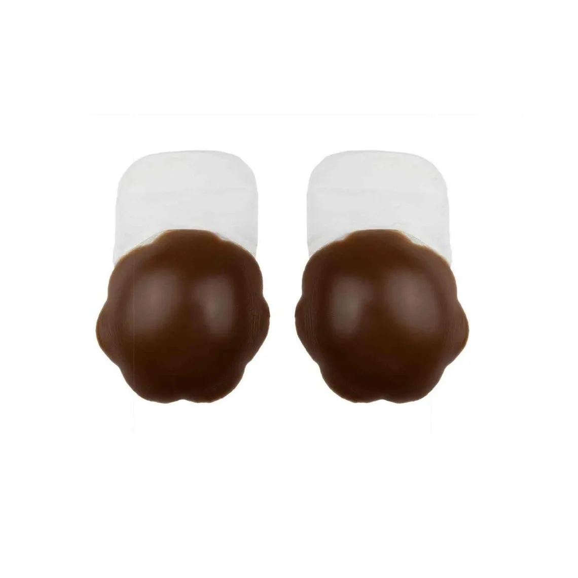 Cache tétons adhésifs en silicone Marron de Bye Bra  | 3 Suisses