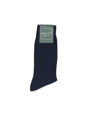 CHAUSSETTES COURTES COTON MARINE CLAIR