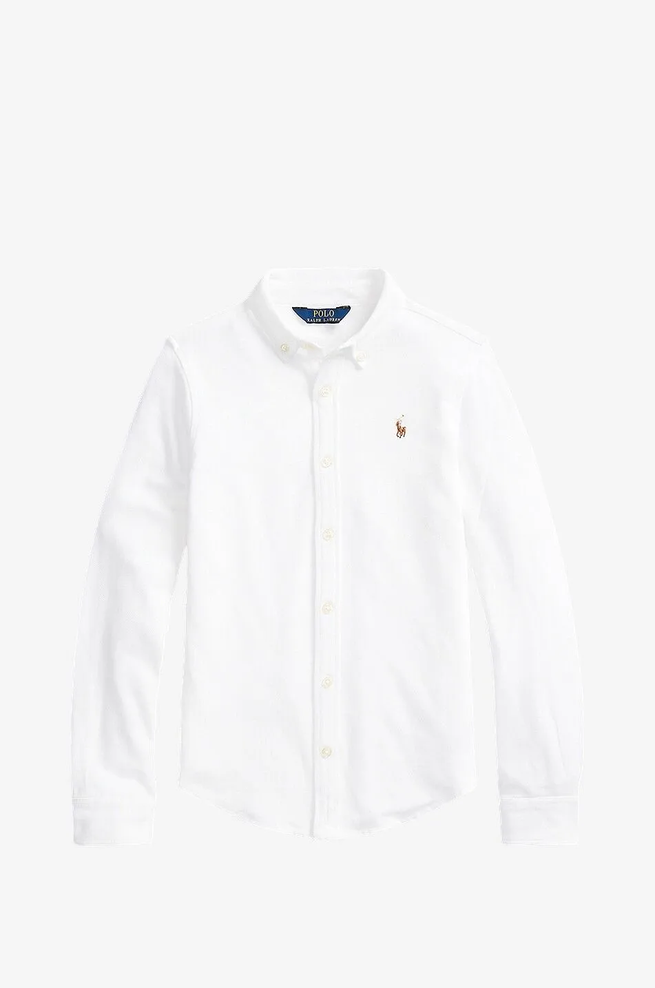 Chemise en coton piqué fille