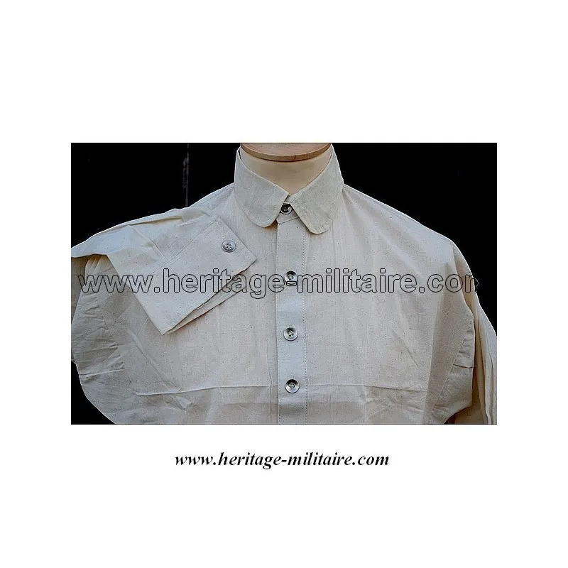 Chemise militaire blanche