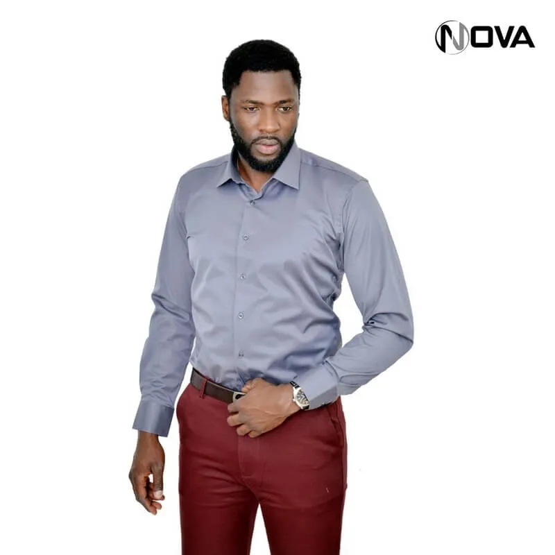 Chemise unie manches longues CHM265