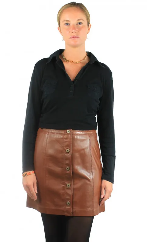 Jupe Cuir Femme Rose Garden Jubigael