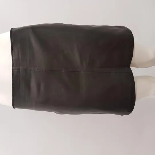  Jupe noire cuir agneau - Kookaï -Taille 38