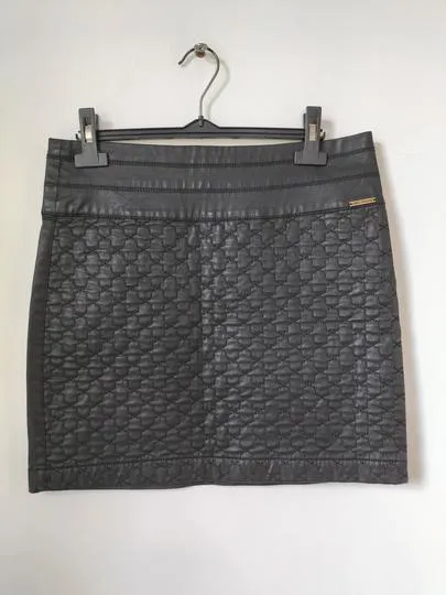 Jupe simili cuir noire - Cop Copine - T. 38