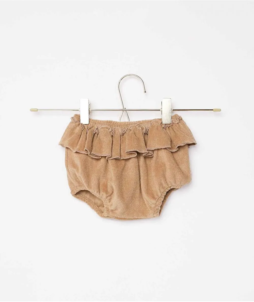 Les petites choses : Bloomer à volants en éponge Babi - 100% Ecoresponsable - Mer(e)veilleuse