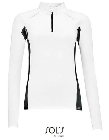Lot de 5 T-Shirts Vierges De Course SOL´S 01417 à Col Zippé Pour Femme