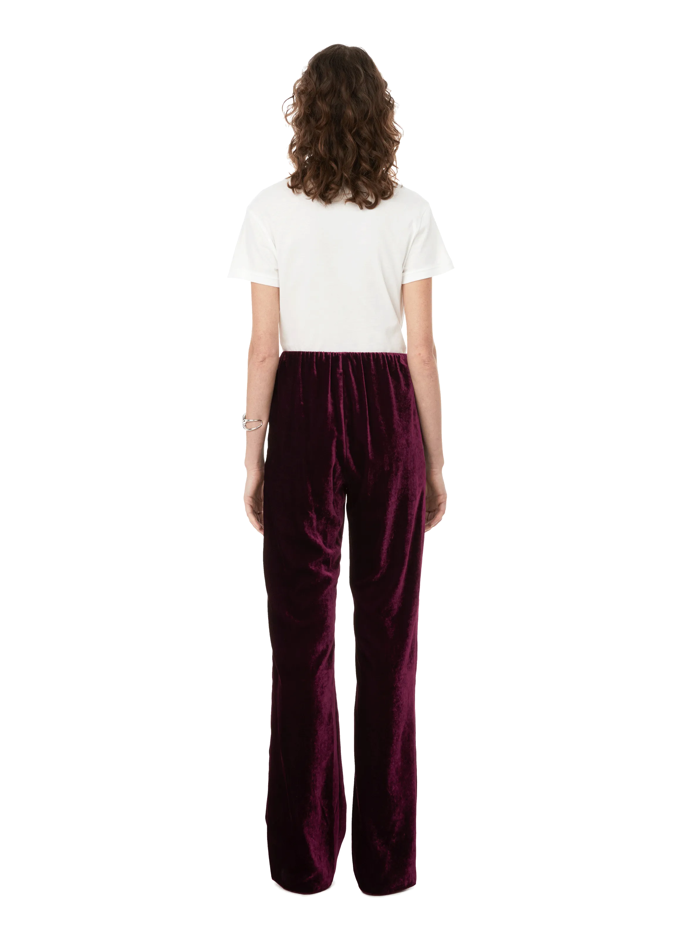 PANTALON DE JOGGING EN VELOURS - RAF SIMONS pour FEMME | Printemps