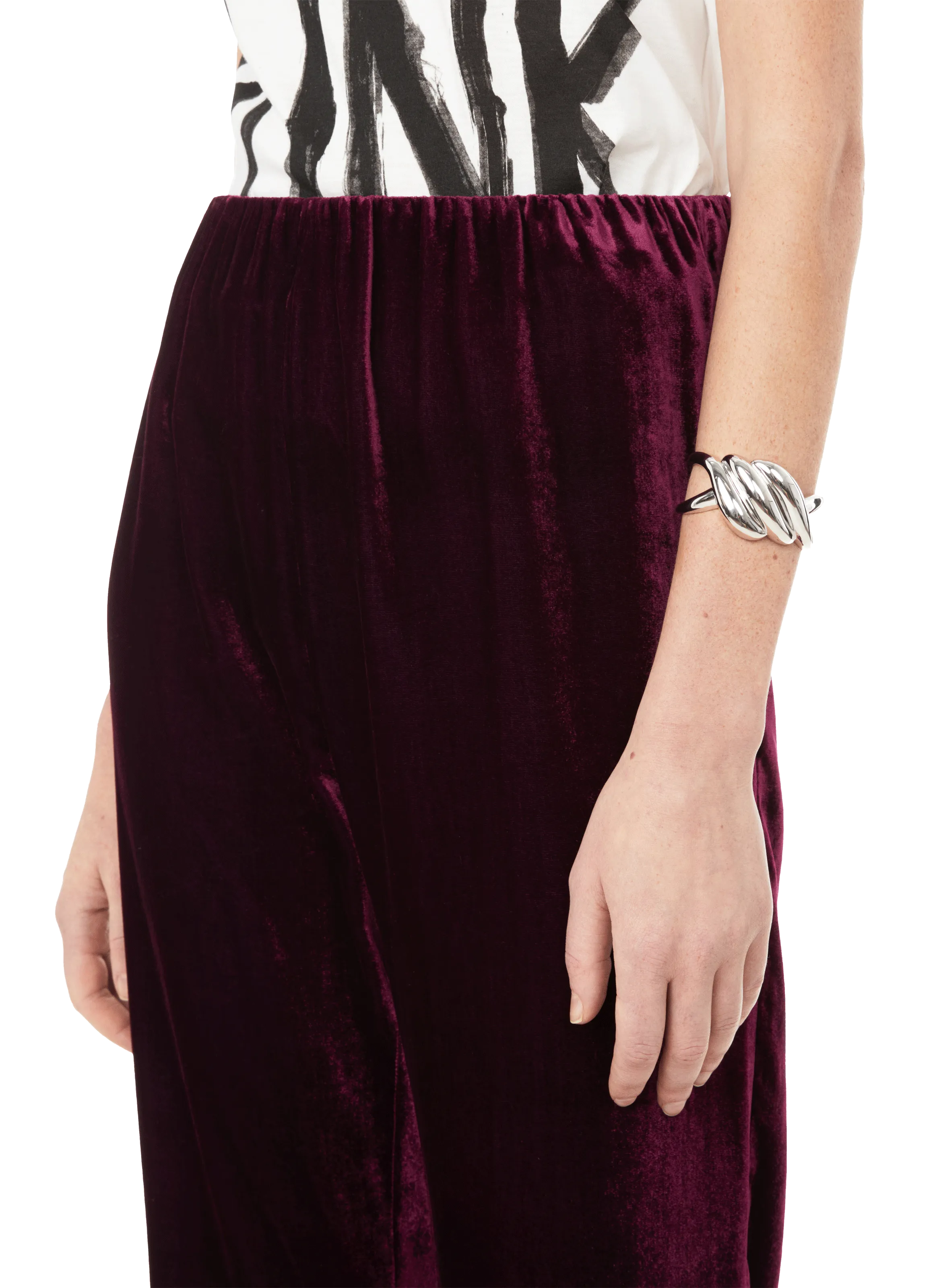 PANTALON DE JOGGING EN VELOURS - RAF SIMONS pour FEMME | Printemps