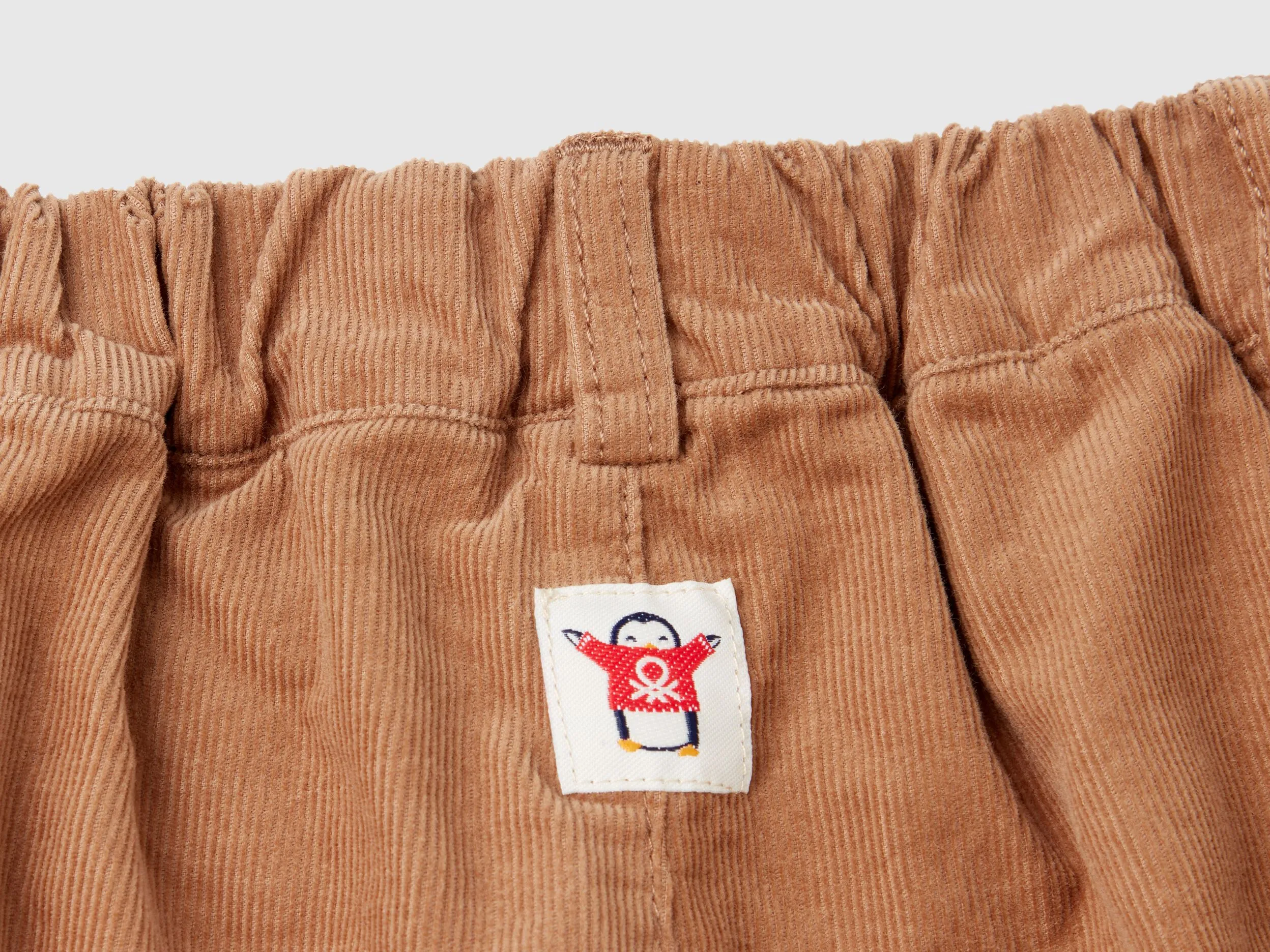 Pantalon en velours à cordon de serrage