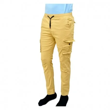 Pantalon moutarde Décontracté Taille Élastique - PTL500