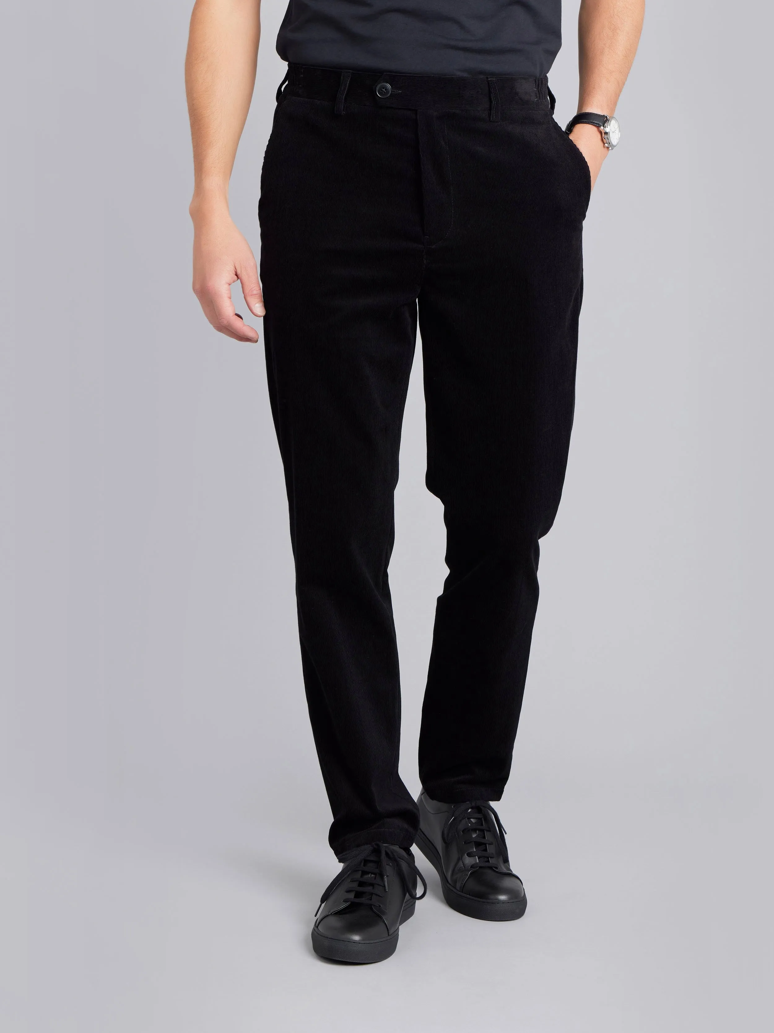 pantalon Noamm en velours noir