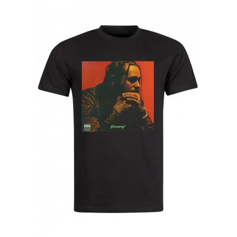 POST MALONE - T-SHIRT NOIR STONEY ALBUM