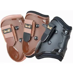 Protèges boulet coque et cuir T de T pour cheval