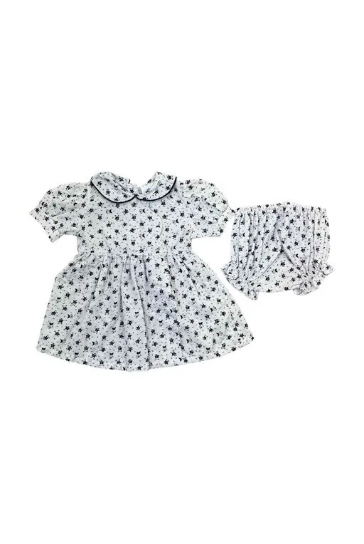 Robe et bloomer en coton