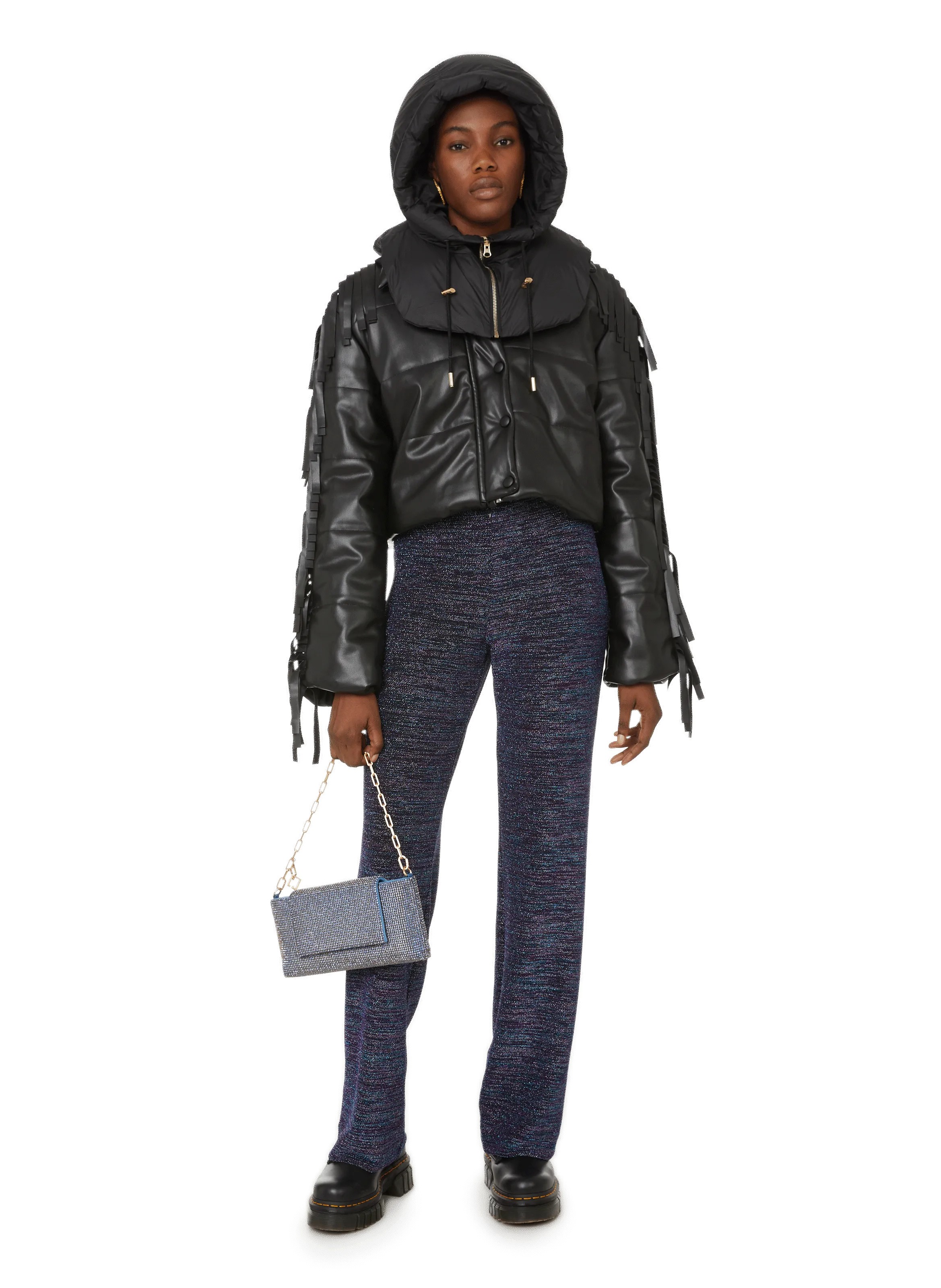 SELMACILEK  Veste courte rembourrée - Noir