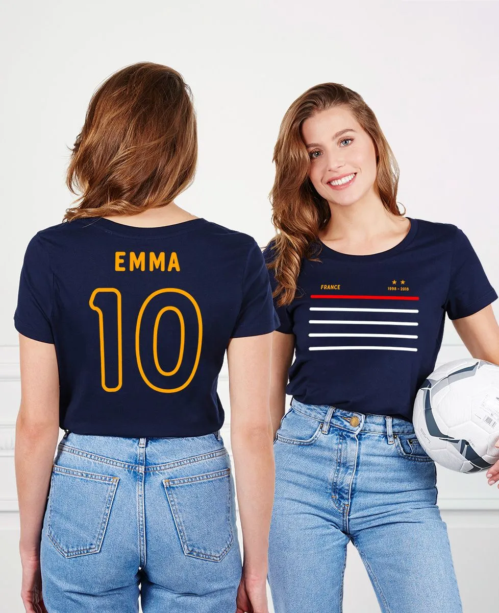 T-Shirt femme Classico personnalisé au dos