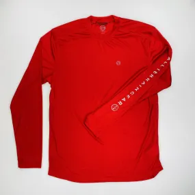 Wrangler Ls Sun Tee - Seconde main T-shirt homme - Rouge - M | Hardloop